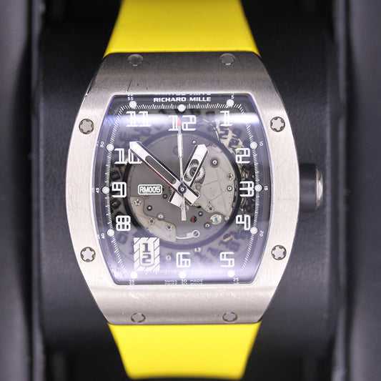 Richard Mille RM005 White Gold 38mm Openworked Dial Pre-Owned