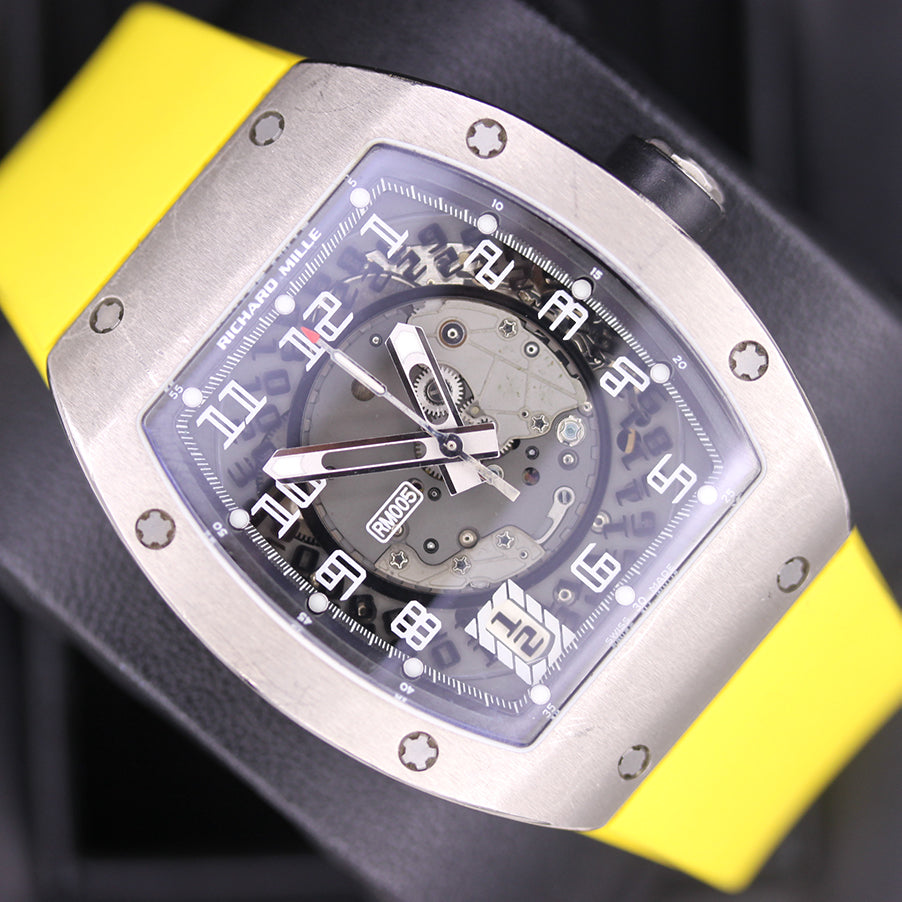 Richard Mille RM005 White Gold 38mm Openworked Dial Pre-Owned