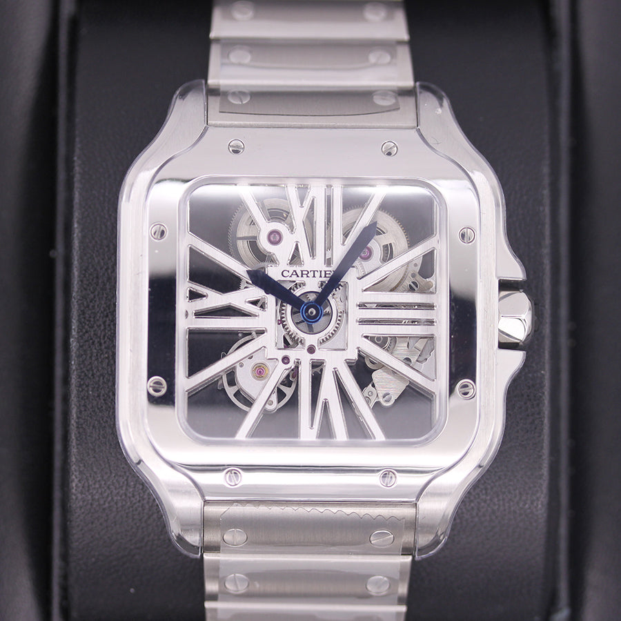 Cartier Santos 44mm WHSA0007 Openworked Dial