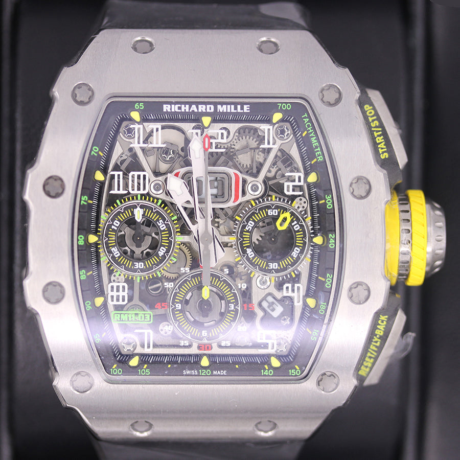 Richard Mille Chronograph RM11-03 Titanium 50mm Openworked Dial