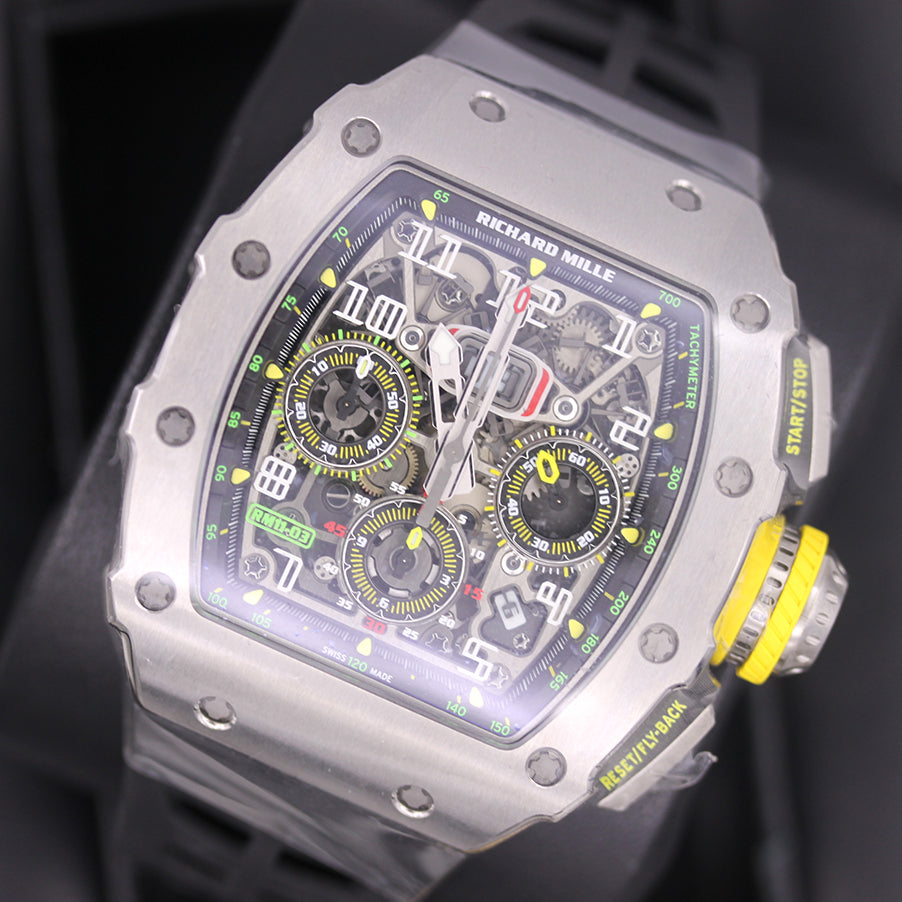 Richard Mille Chronograph RM11-03 Titanium 50mm Openworked Dial