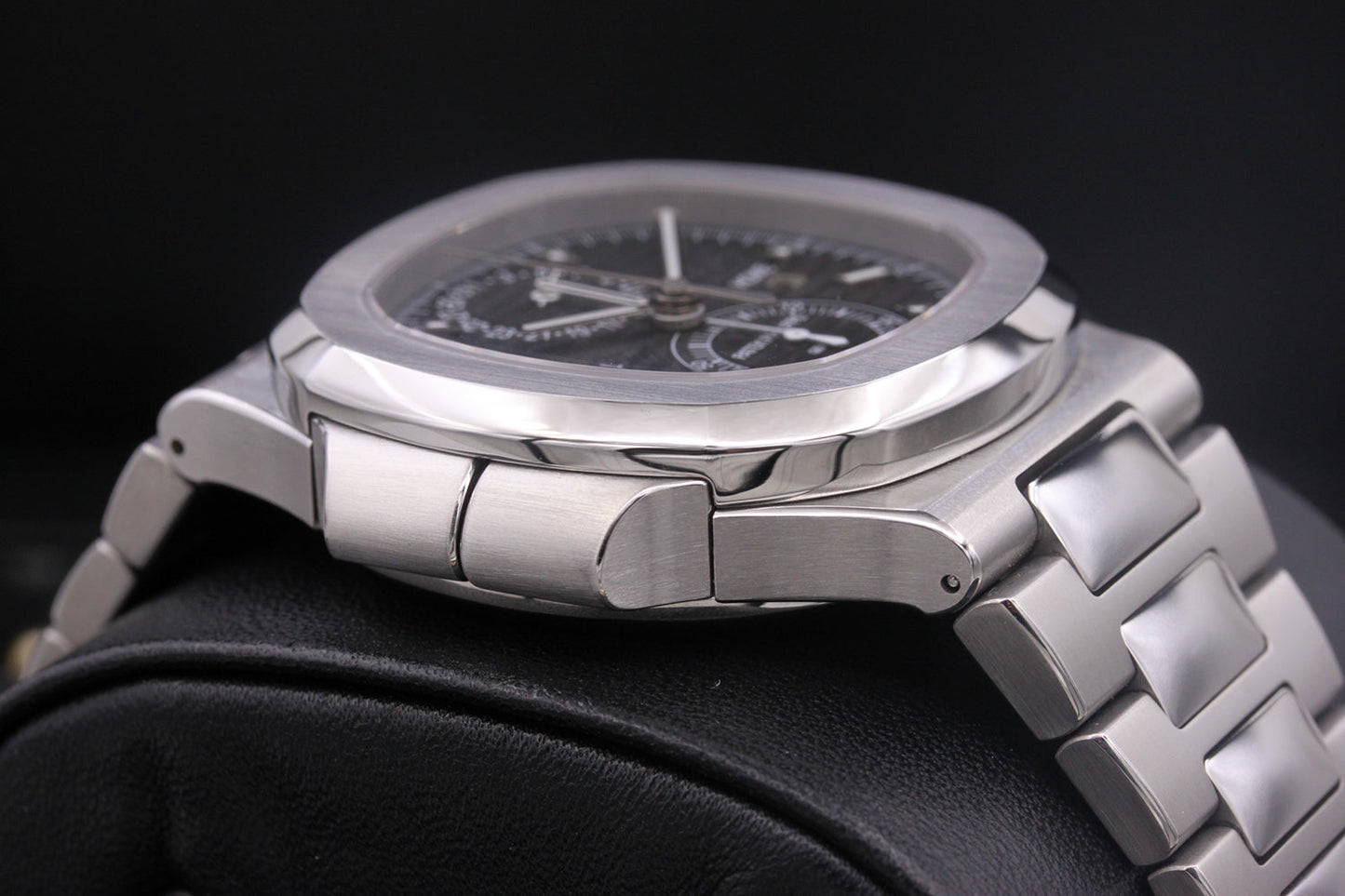 Patek Philippe Nautilus Travel Time Chronograph 40mm 5990/1A Black Dial Pre-Owned