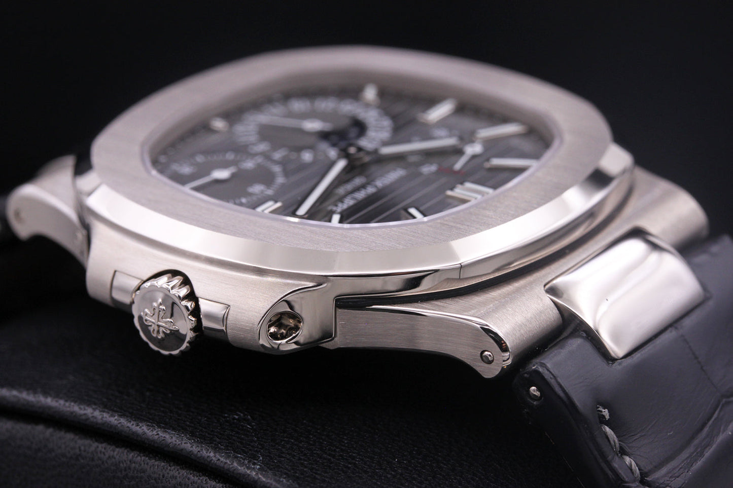 Patek Philippe Nautilus Moon Phases 40mm 5712G Slate Grey Dial Pre-Owned