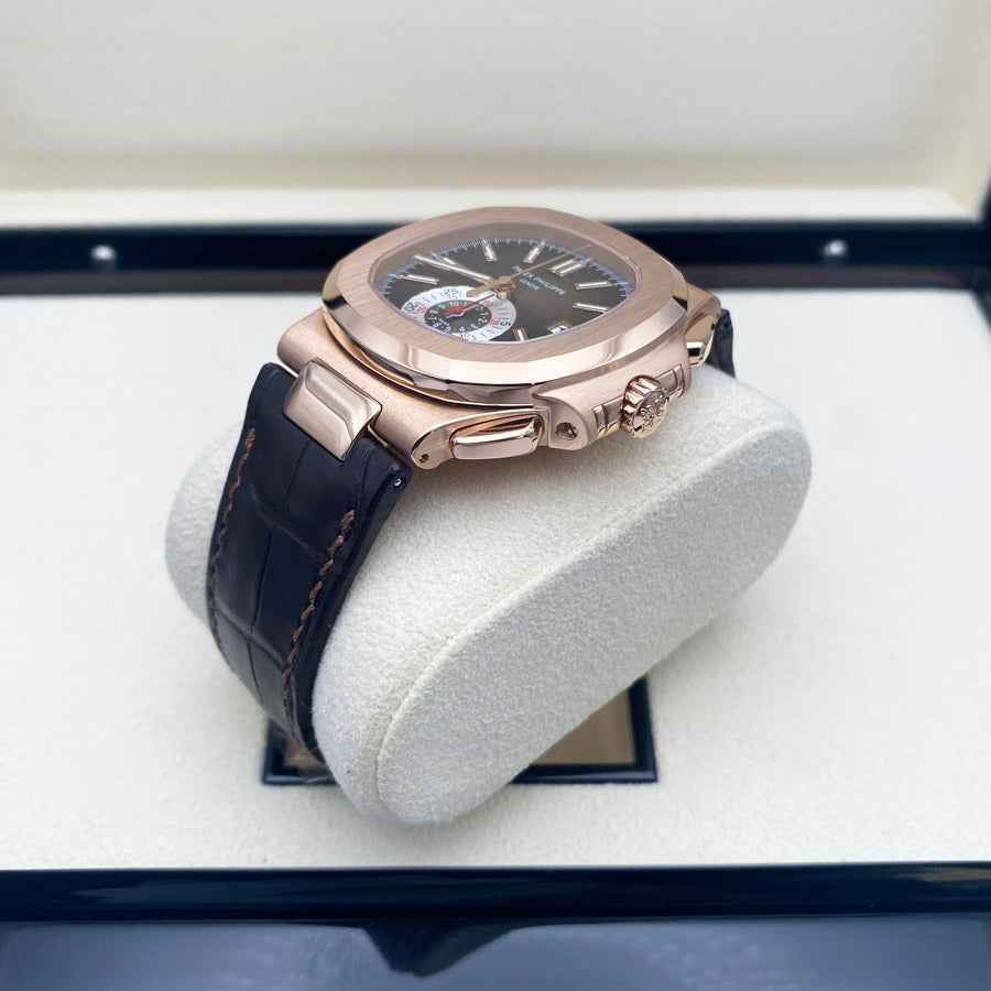 Patek Philippe Nautilus Chronograph 40mm 5980R Brown Dial
