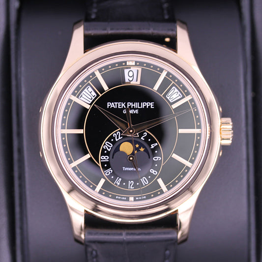 Patek Philippe Annual Calendar Complication 40mm 5205R Tiffany and Co Black Dial Pre-Owned