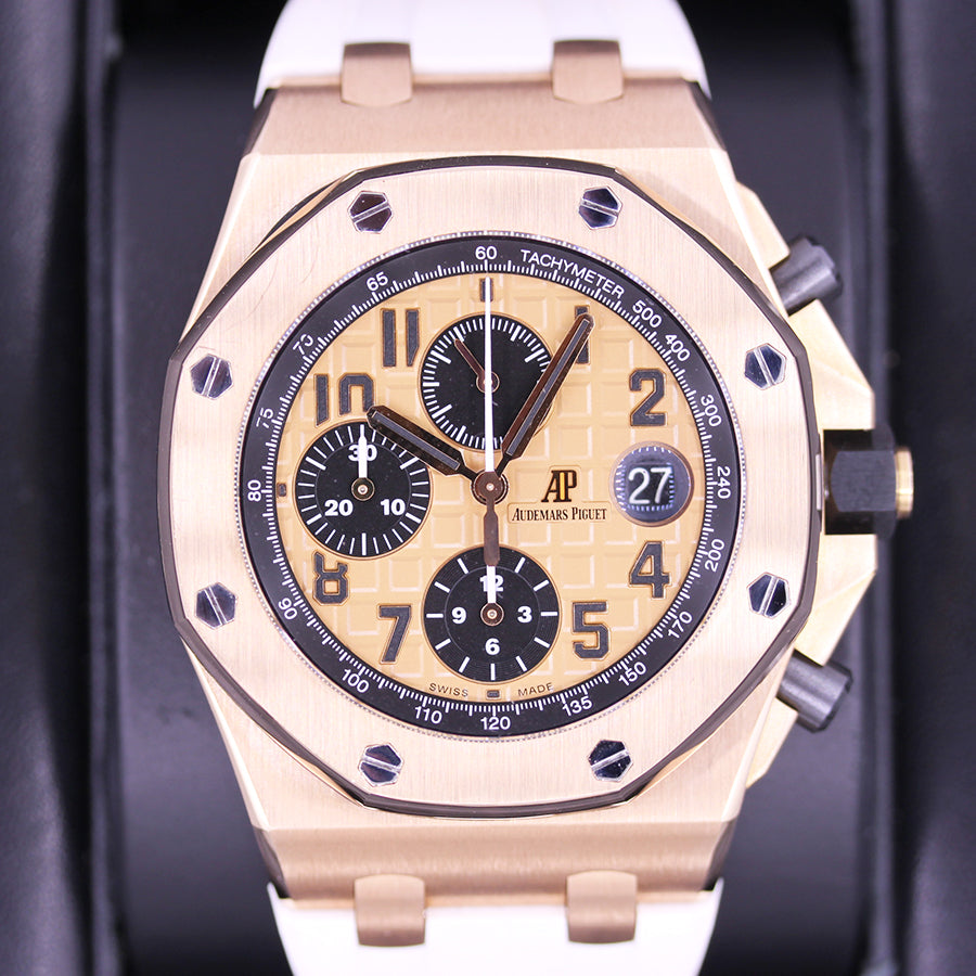 Audemars Piguet Royal Oak Offshore Chronograph 42mm 26470OR Pink Dial Pre-Owned