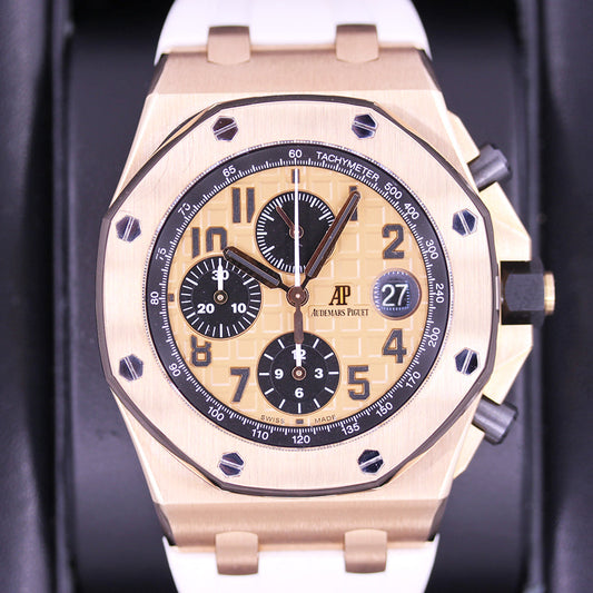 Audemars Piguet Royal Oak Offshore Chronograph 42mm 26470OR Pink Dial Pre-Owned