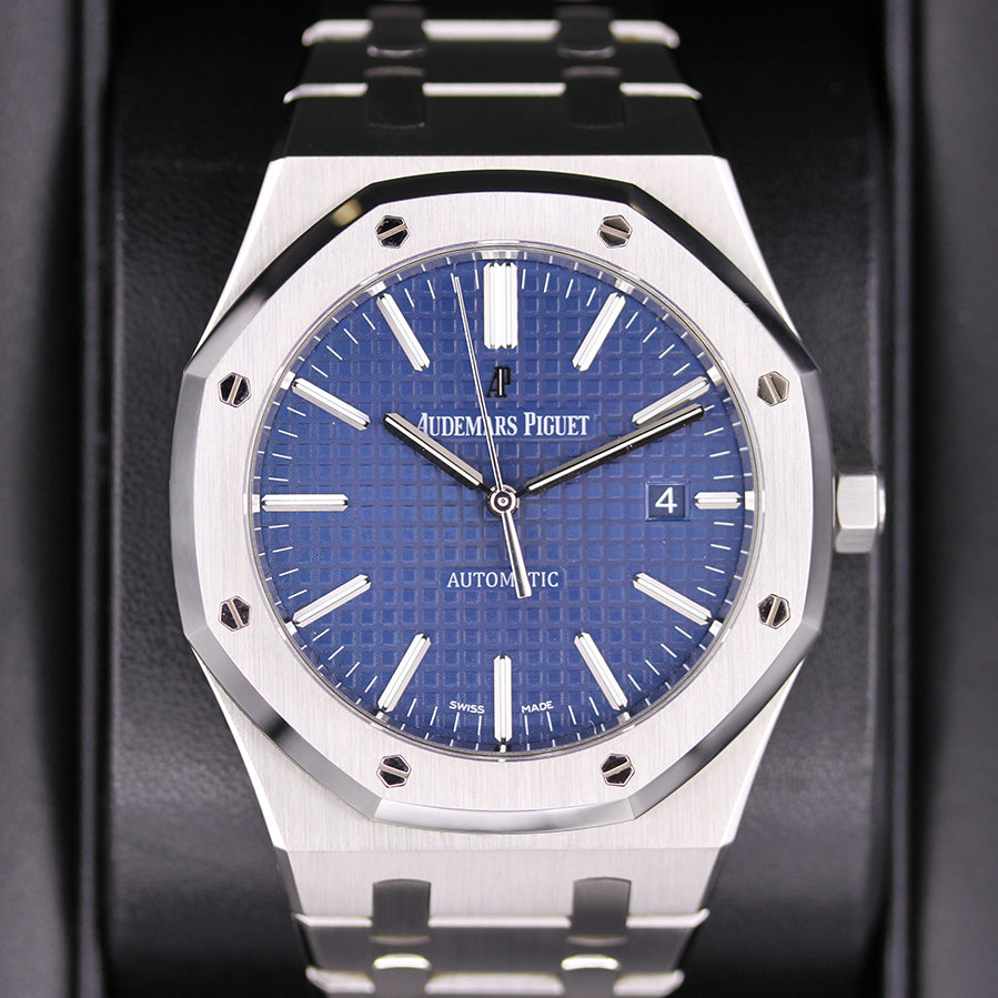 Audemars Piguet Royal Oak 41mm 15400ST.OO.1220ST.03 Blue Dial Pre-Owned