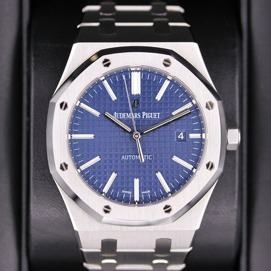 Audemars Piguet Royal Oak 41mm 15400ST.OO.1220ST.03 Blue Dial Pre-Owned