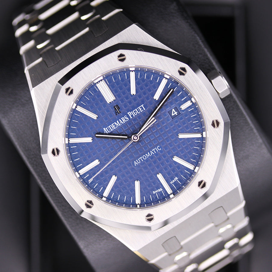 Audemars Piguet Royal Oak 41mm 15400ST.OO.1220ST.03 Blue Dial Pre-Owned