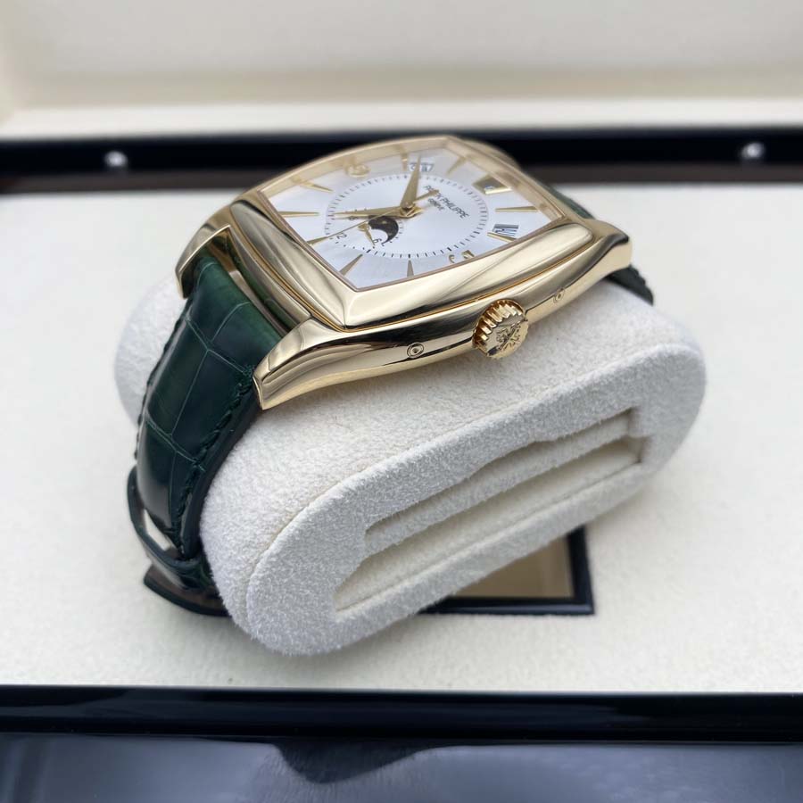 Patek Philippe Gondolo Annual Calendar 18K Yellow Gold 5135J-001 White Dial Pre-Owned
