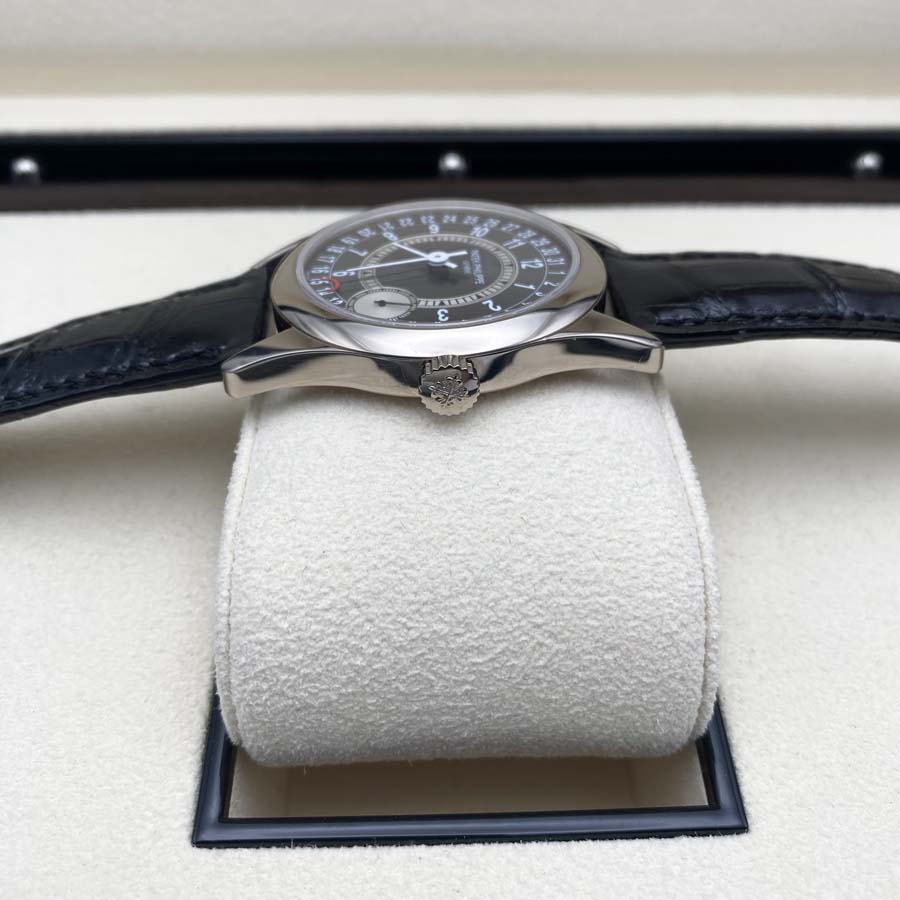 Patek Philippe Calatrava 39mm 6000G Grey Dial Pre-Owned