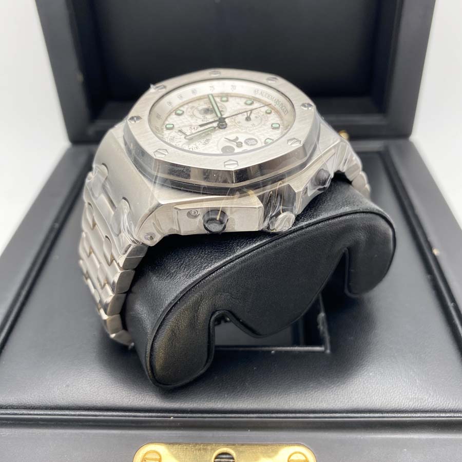 Audemars Piguet Royal Oak Offshore Perpetual Calendar Chronograph 25854TI Titanium White Dial Pre-Owned
