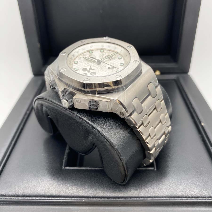Audemars Piguet Royal Oak Offshore Perpetual Calendar Chronograph 25854TI Titanium White Dial Pre-Owned