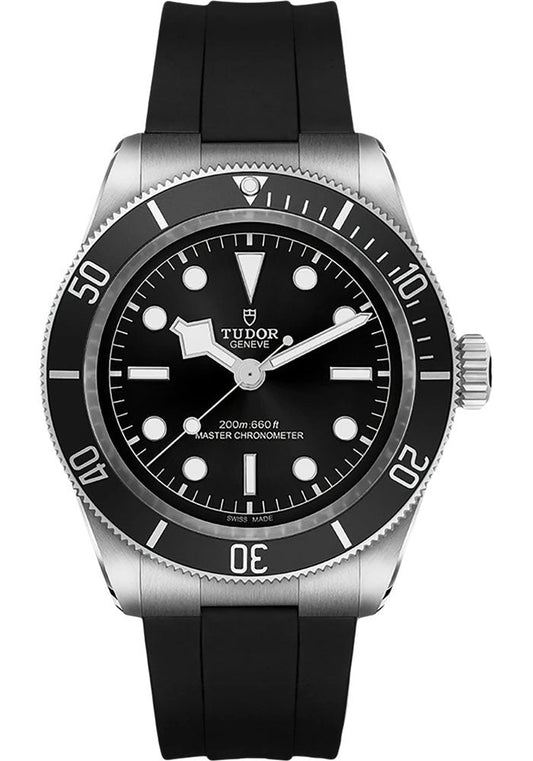 Tudor Black Bay 41 mm Black Dial Stainless Steel Rubber Strap M7941A1A0NU-0002