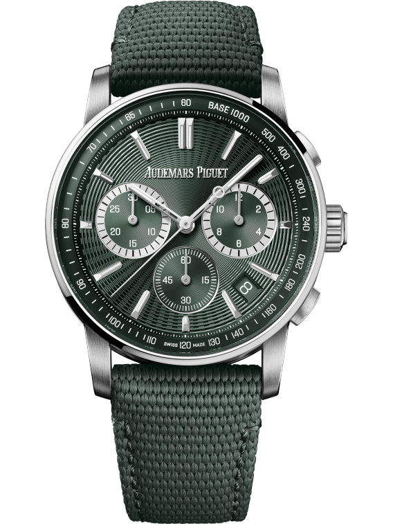 Audemars Piguet Code 11.59 White Gold Selfwinding Chronograph Green | 26393ST.OO.A056KB.01