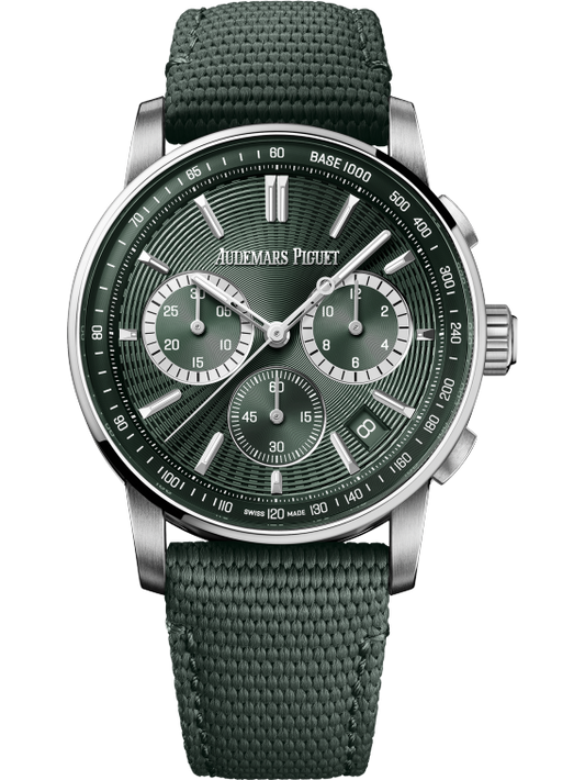 Audemars Piguet Code 11.59 White Gold Selfwinding Chronograph Green | 26393ST.OO.A056KB.01