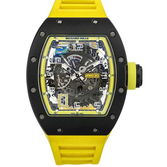 Richard Mille RM30 Black Ceramic 50mm Openworked Dial