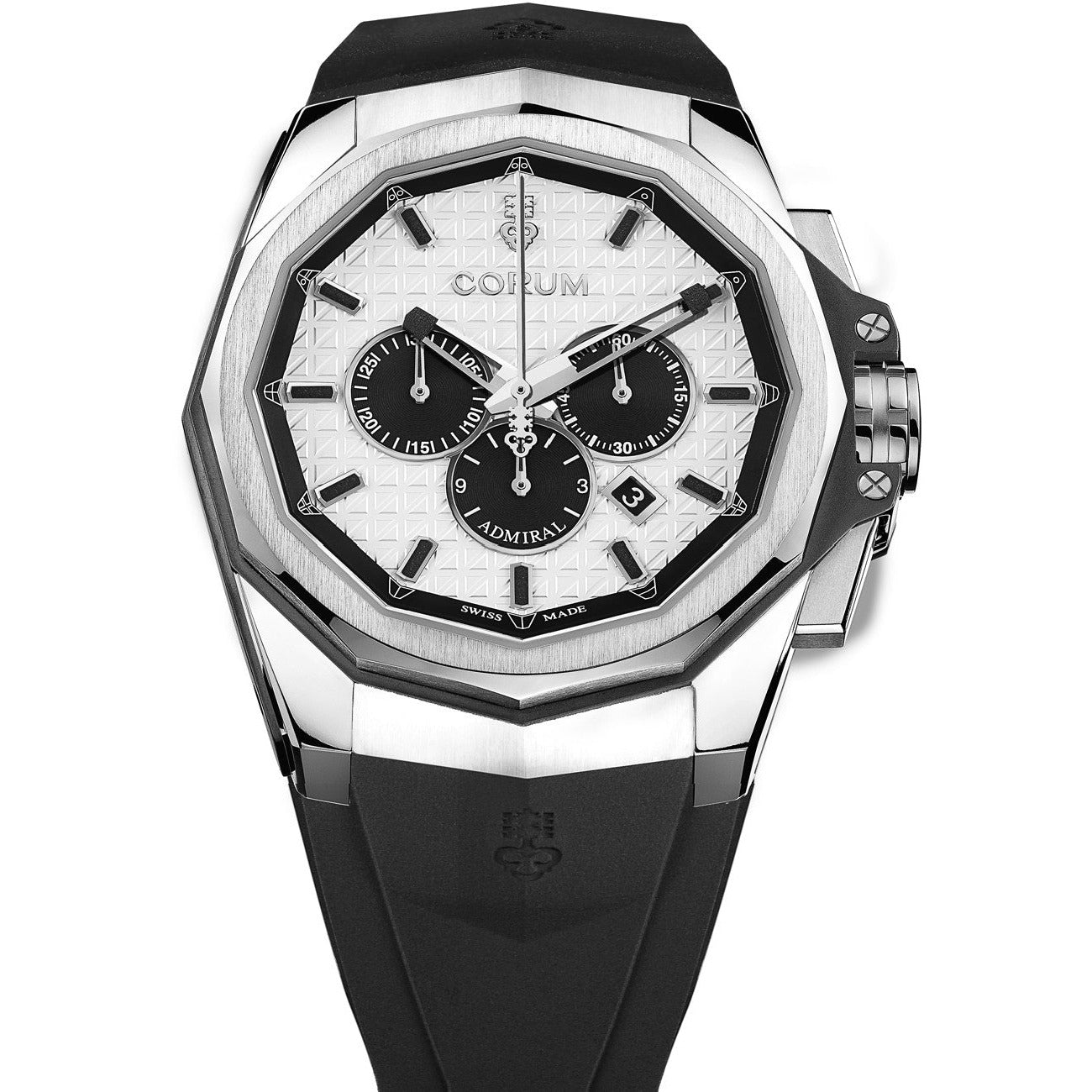 Corum Admiral 45mm white & Black Chronograph