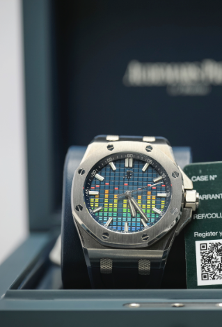 Audemars Piguet Royal Oak Offshore 43mm Blue Dial Titanium 15600TI.OO.A343CA.01