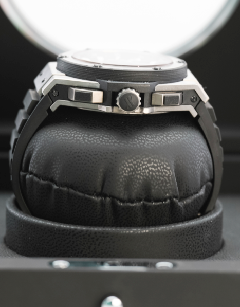 Hublot Classic Fusion Aerofusion Titanium 45 mm Transparent Dial Polished Titanium Rubber Strap 525.NX.0170.RX