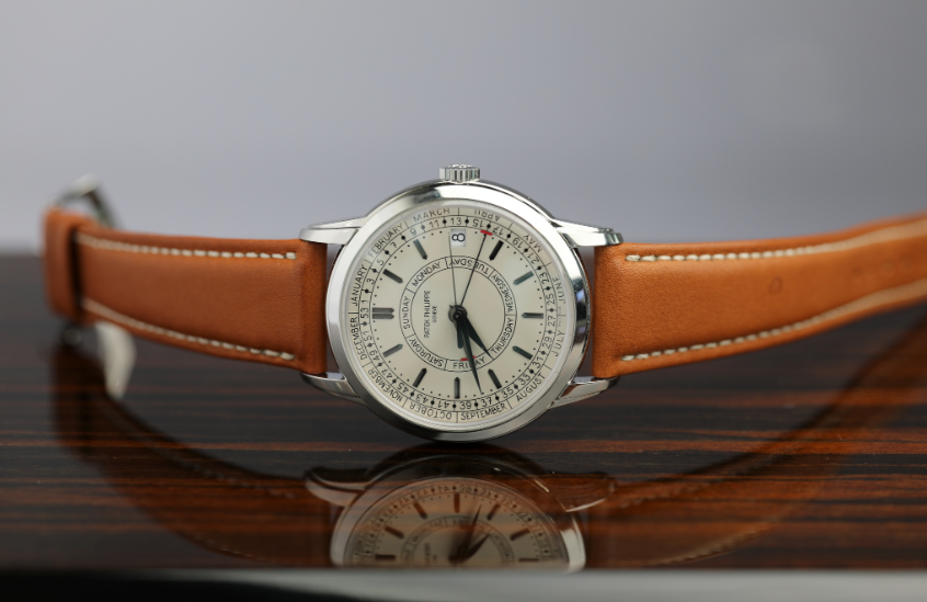 Patek Philippe Complications Silver Opaline Dial Steel Case   Strap 40 mm 5212A-001