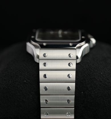 Cartier Santos Large Steel Brown Dial Bracelet WSSA0064