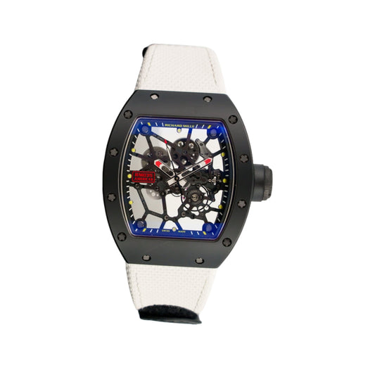Richard Mille RM035 Americas 48 mm x 39.7mm Transparent Dial Carbon Ceramic Velcro Strap