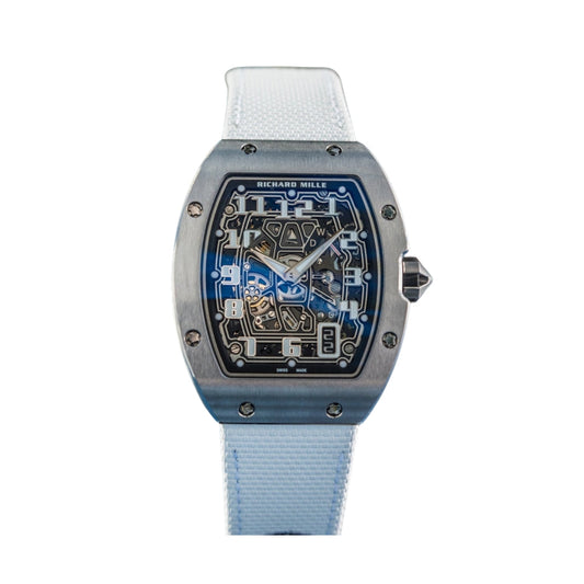Richard Mille RM67-01 Extra Flat 38.7 mm x 47.52 mm Transparent Dial Titanium Rubber Strap