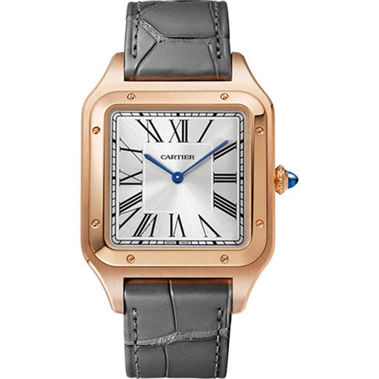 Cartier Santos Dumont 47mm Silver Satin Dial WGSA0032