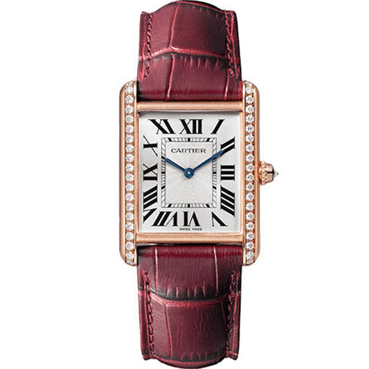 Cartier Tank Louis 34mm Silver Grained Dial WJTA0038