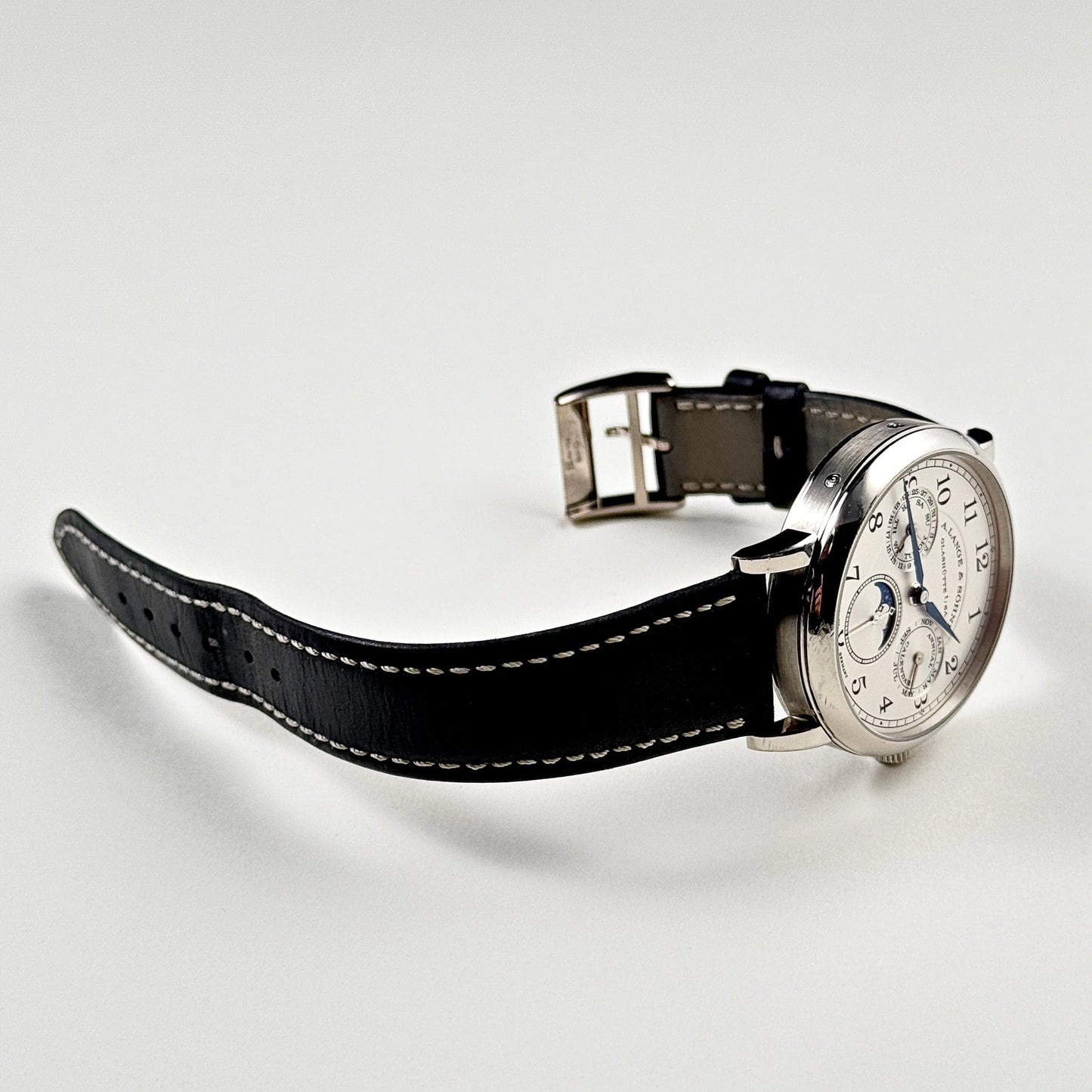 A. Lange & Söhne 1815 Annual Calendar 238.026E White Gold Silver Dial Moon Phase