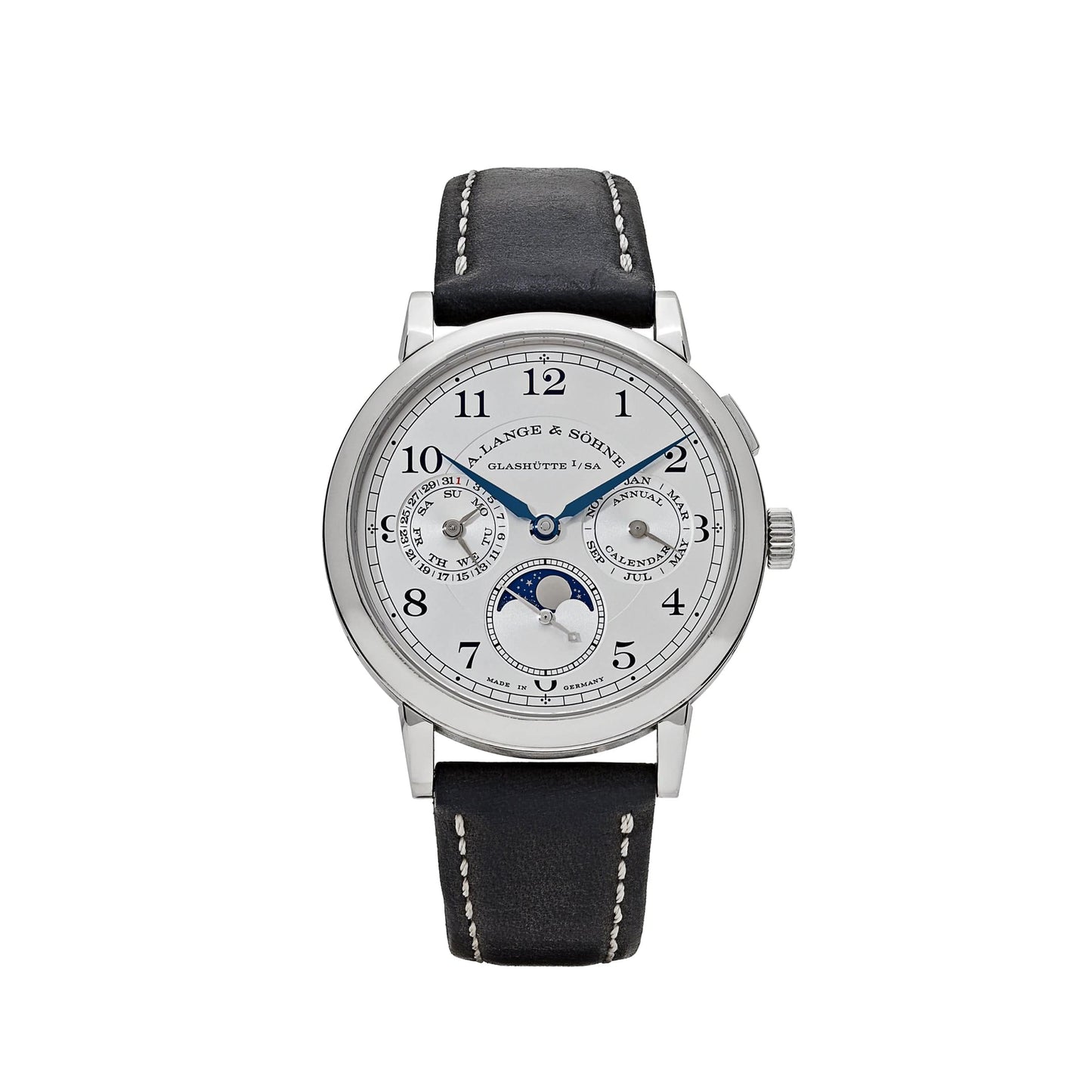 A. Lange & Söhne 1815 Annual Calendar 238.026E White Gold Silver Dial Moon Phase