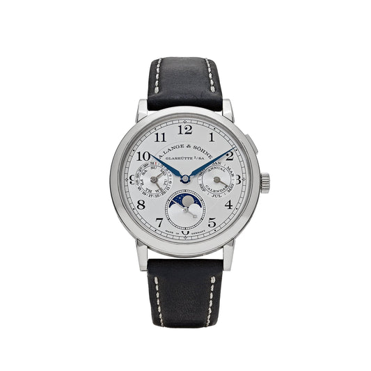 A. Lange & Söhne 1815 Annual Calendar 238.026E White Gold Silver Dial Moon Phase