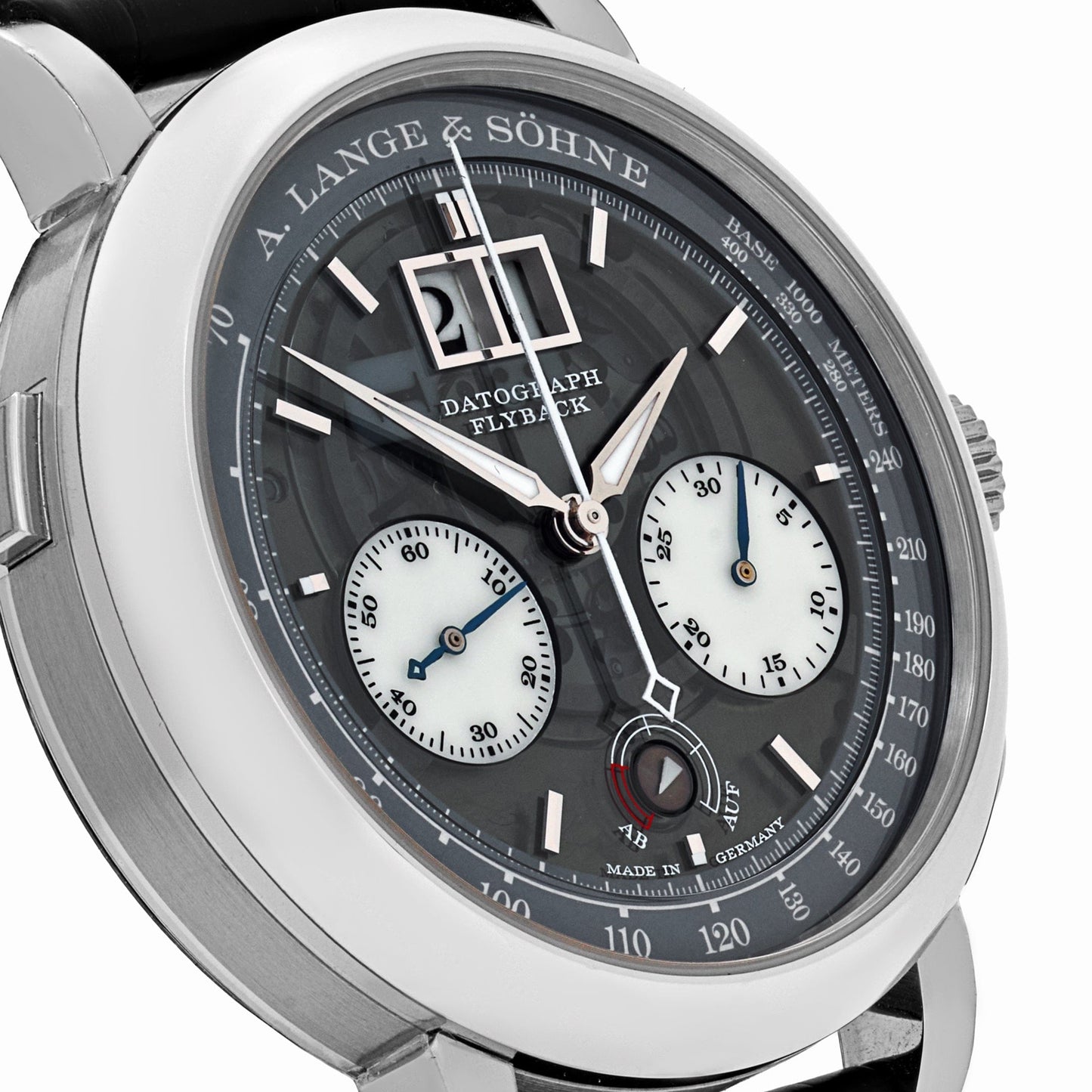 A. Lange & Söhne Datograph 405.034 Up/Down "Lumen" Platinum Black Dial