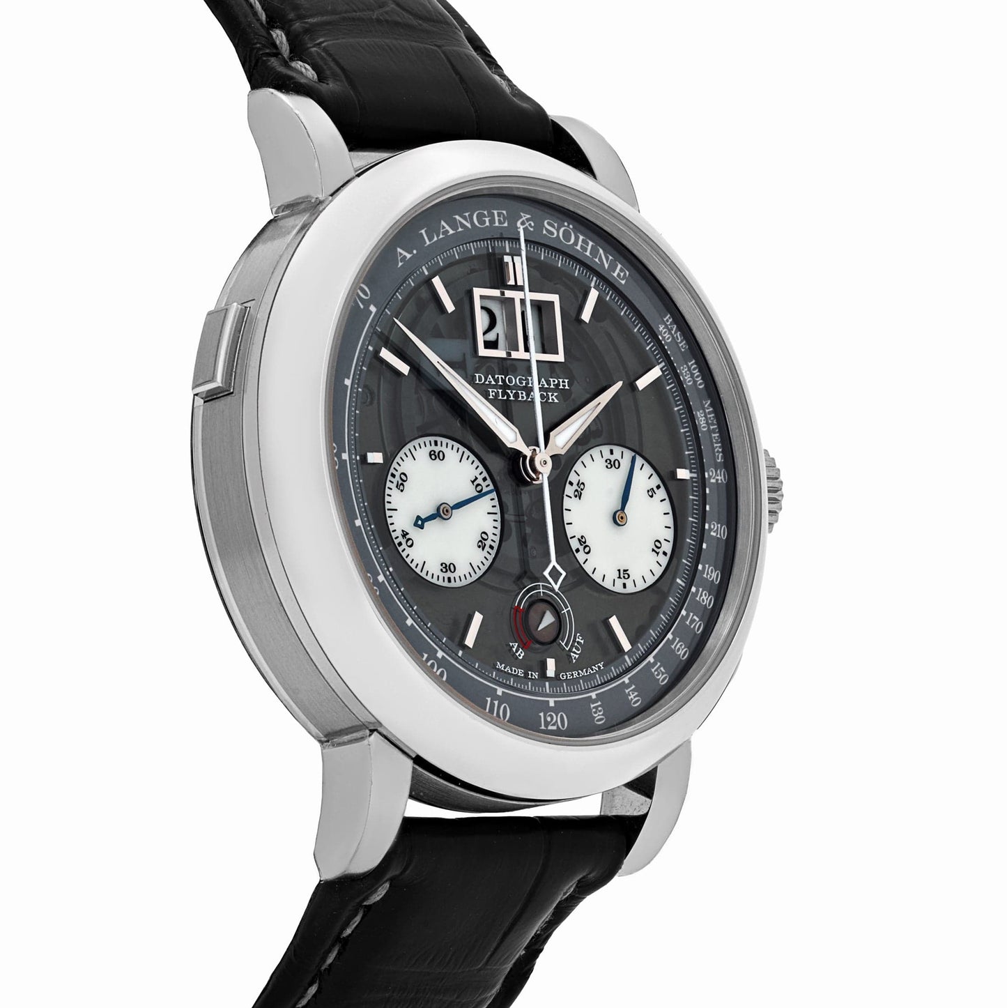 A. Lange & Söhne Datograph 405.034 Up/Down "Lumen" Platinum Black Dial