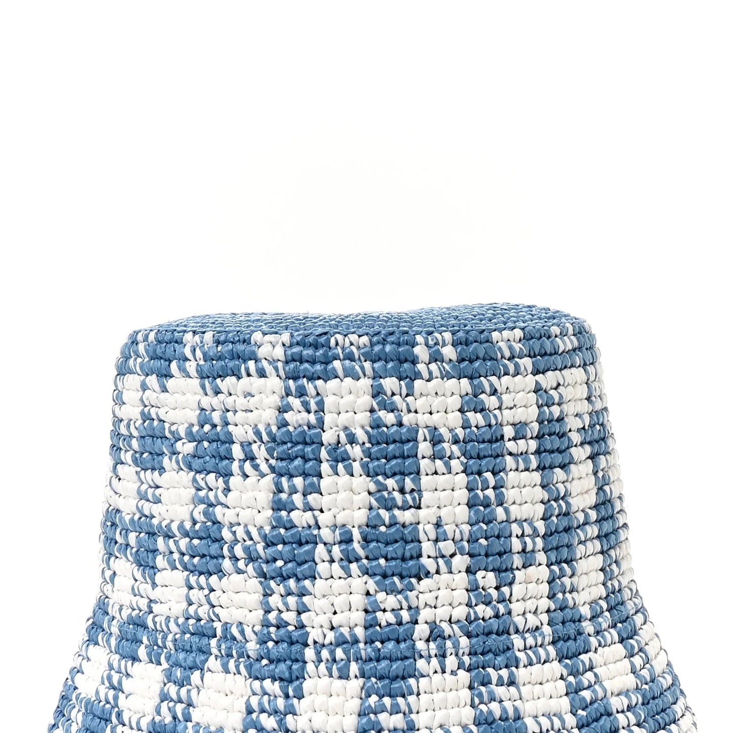 Yarn Raffia Effect Crochet Triangle Bucket Hat S Celeste