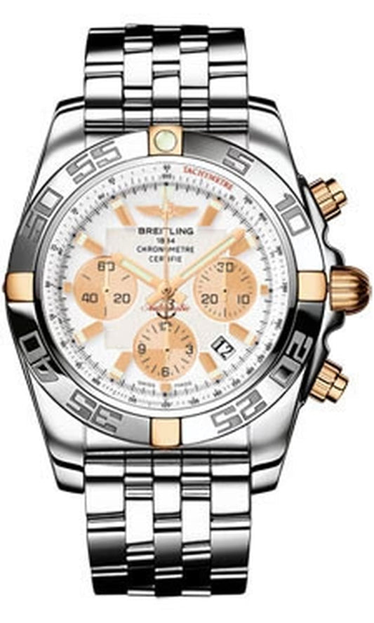 '- Chronomat 44 Two-Tone Polished Bezel - Pilot Bracelet