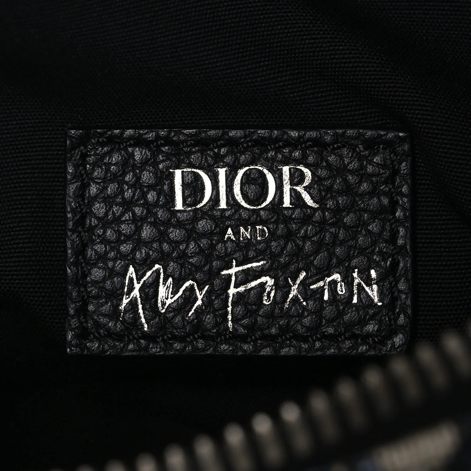 X ALEX FOXOTN Oblique Floral Print Mens Saddle Bag Blue Multicolor