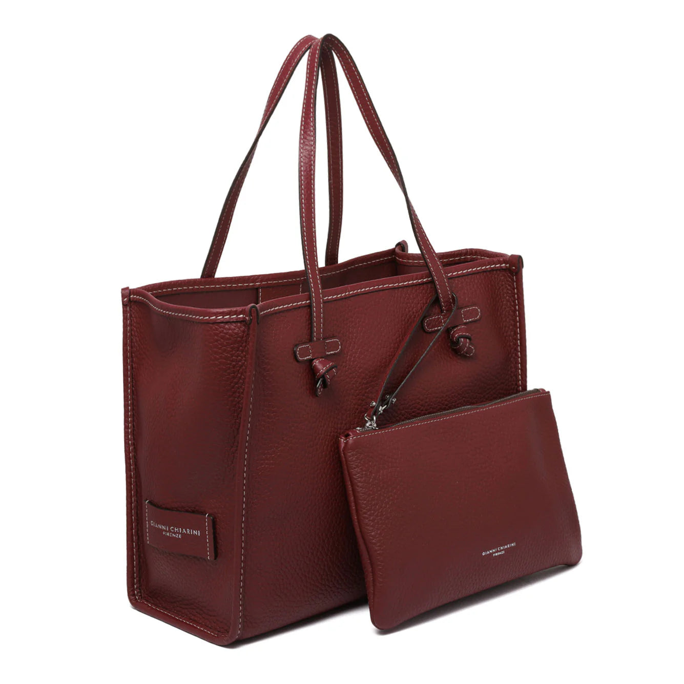 WINE BERRY LEATHER BAG