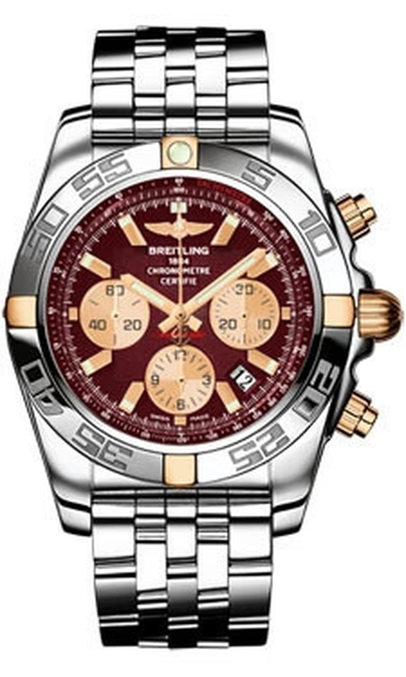 '- Chronomat 44 Two-Tone Polished Bezel - Pilot Bracelet