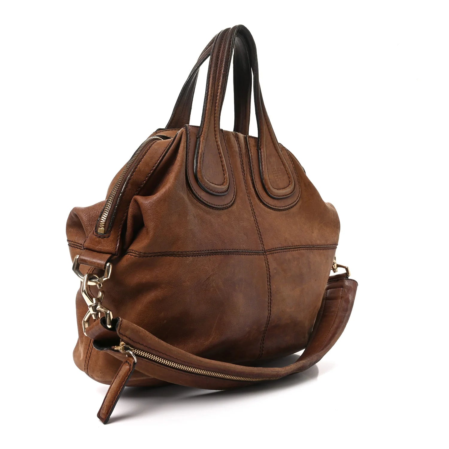 Wrinkled Lambskin Medium Nightingale Tan