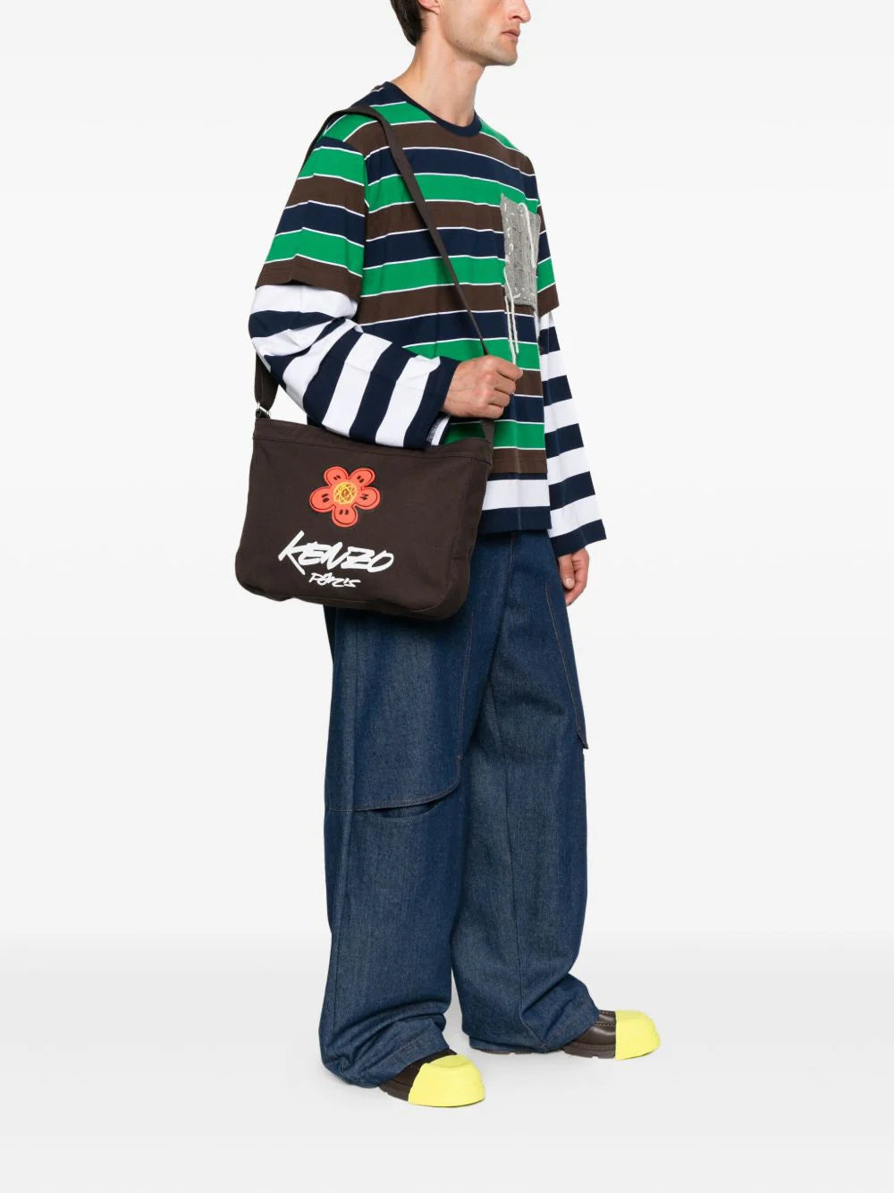 ' X FUTURA 2000' LARGE ' UTILITY' CANVAS SHOULDER BAG