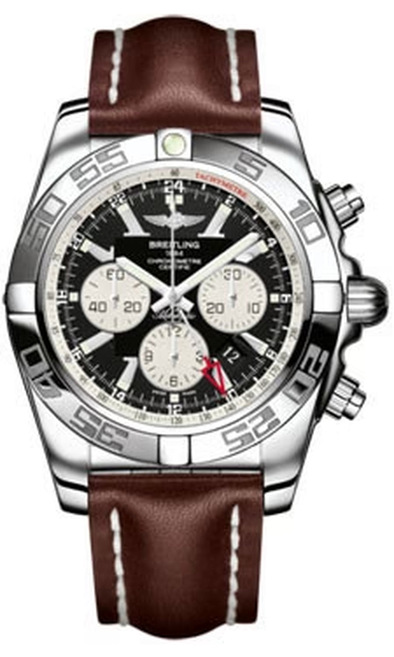 '- Chronomat GMT Leather Strap