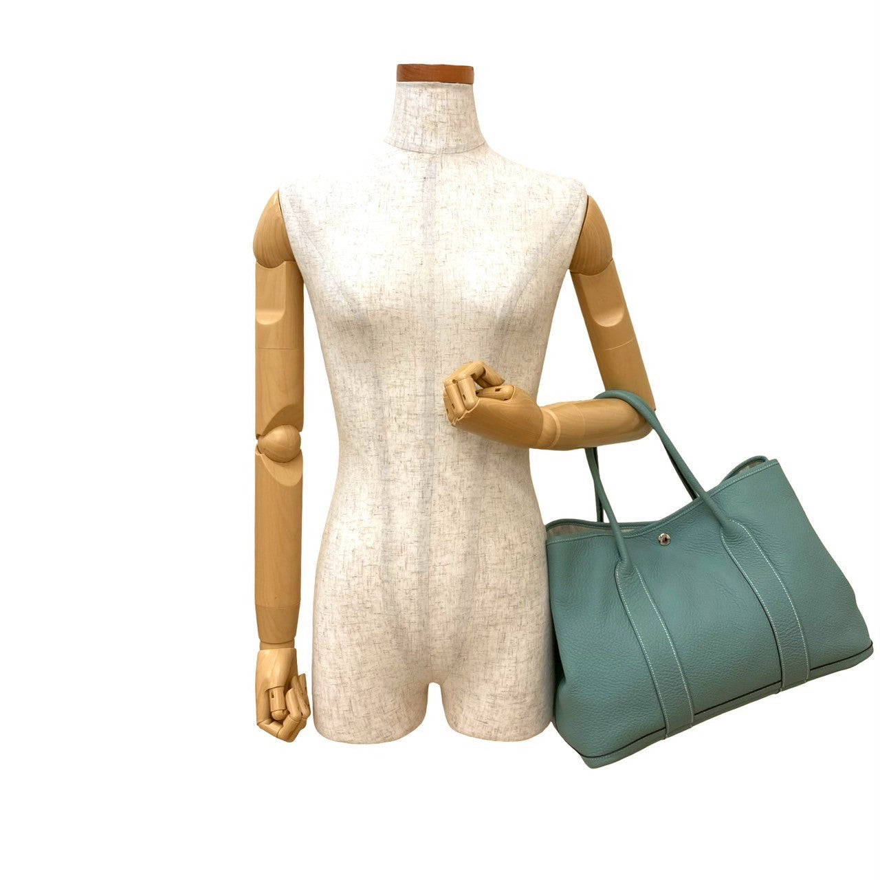 Hermes Garden Party Negonda Leather Tote Bag