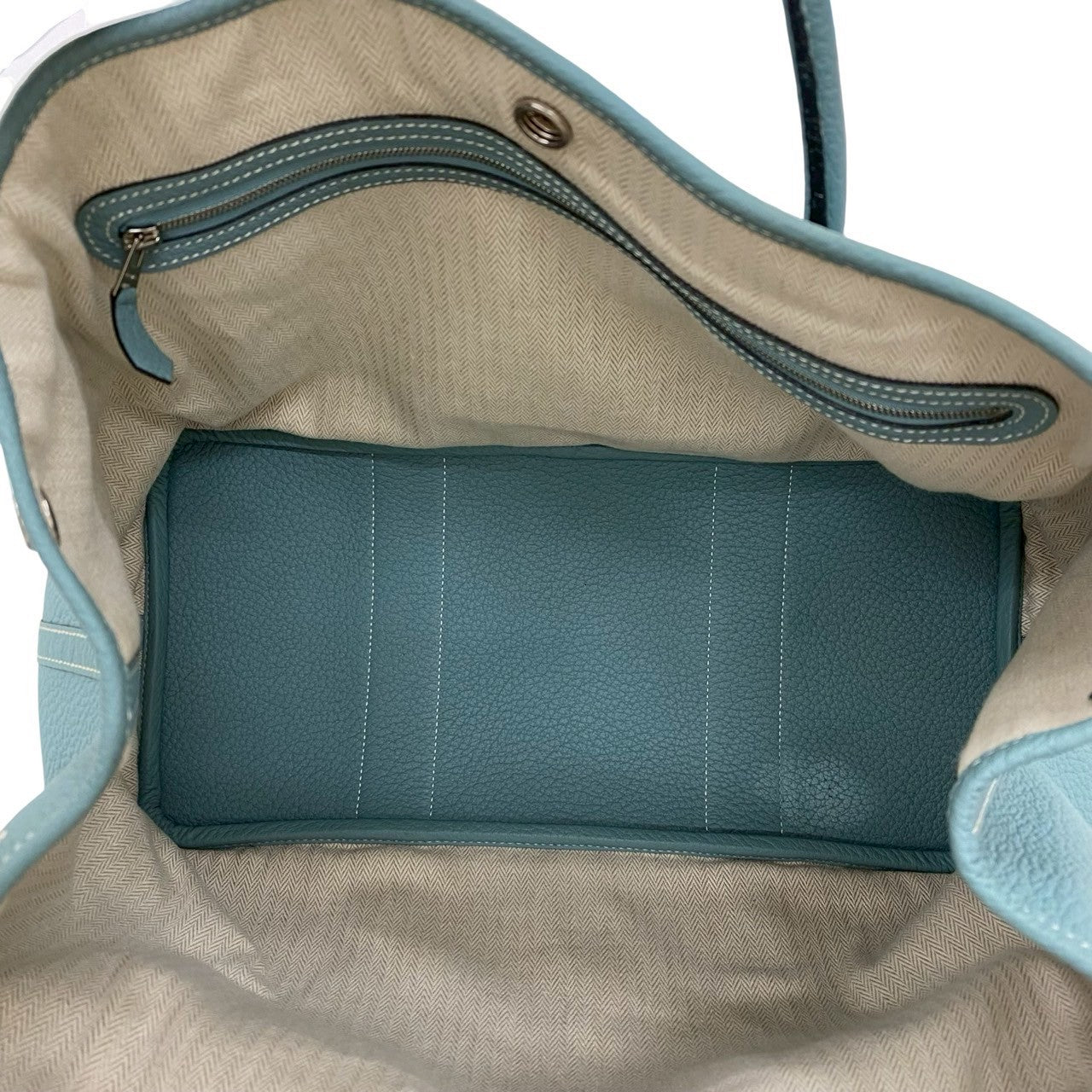 Hermes Garden Party Negonda Leather Tote Bag