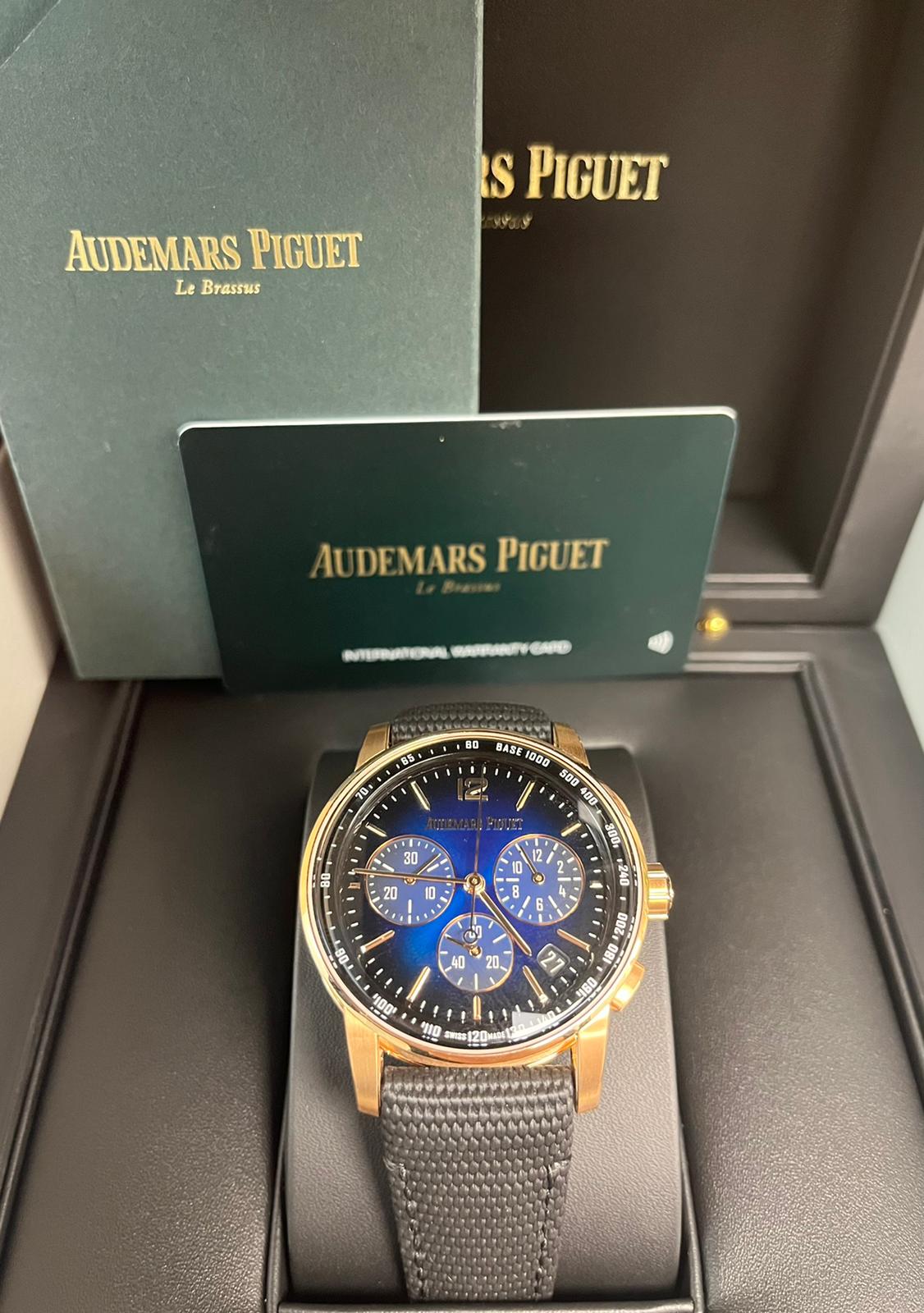 Audemars Piguet Code 11.59 Chronograph Rose Gold Men’s Watch (Reference # 26393OR.OO.A002KB)