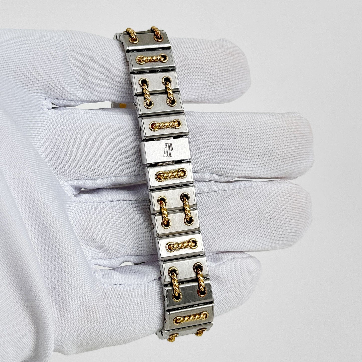 Audemars Piguet Lady Rope SA 6050.592 Stainless Steel Yellow Gold Gray Tiffany & Co. Dial Quartz