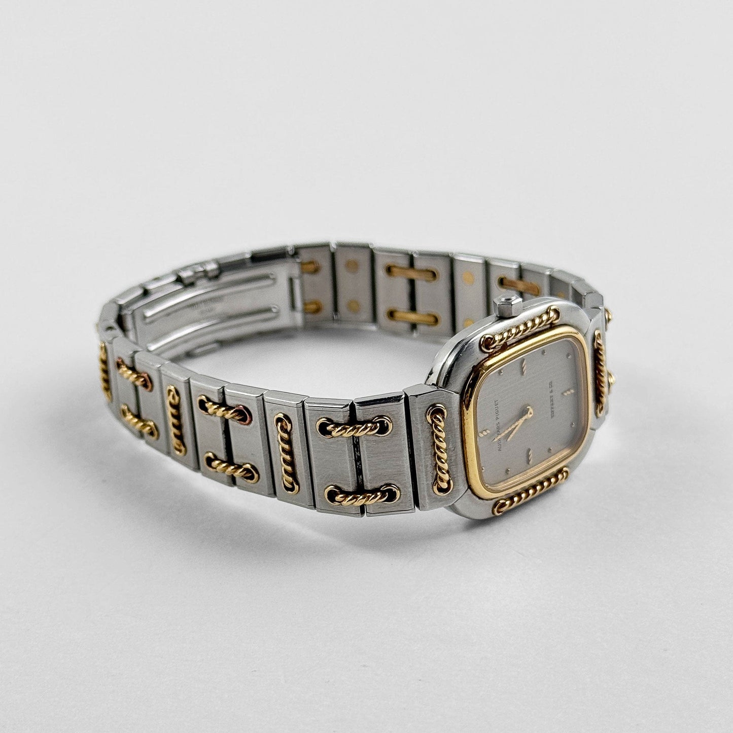 Audemars Piguet Lady Rope SA 6050.592 Stainless Steel Yellow Gold Gray Tiffany & Co. Dial Quartz