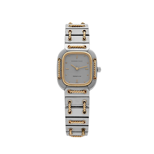 Audemars Piguet Lady Rope SA 6050.592 Stainless Steel Yellow Gold Gray Tiffany & Co. Dial Quartz
